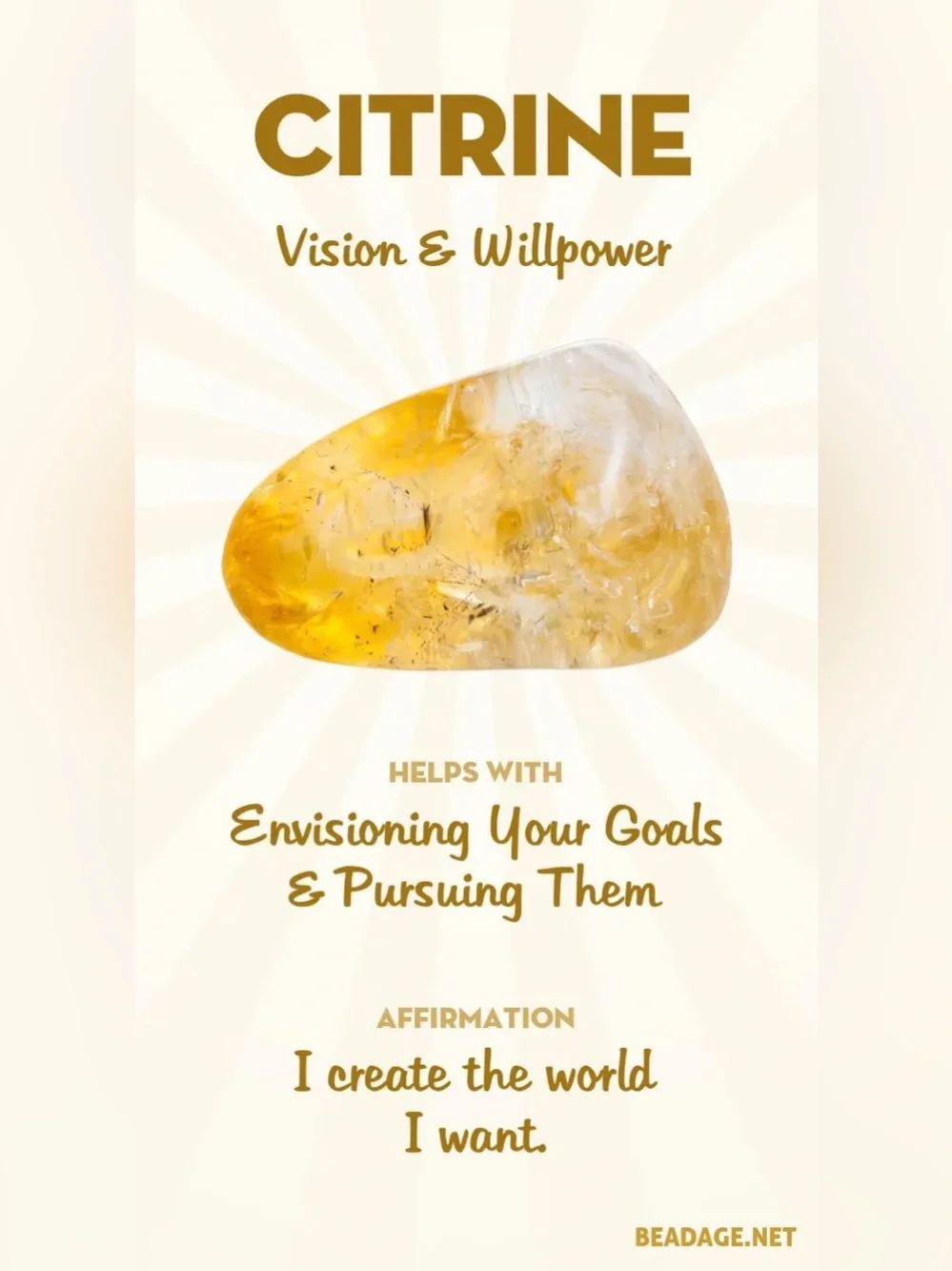 Handmade Citrine Heart Crystal Pendant Necklace